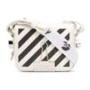 Diag Single-Shoulder Bag Mini Hvit
