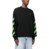 Diag Stripe bomullsgenser «Svart»