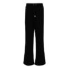 Diag-stripe broderte joggebukser «Svart»