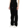 Diag-stripe broderte joggebukser «Svart»