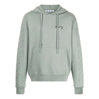 Diag Stripe Logo-trykk Løs passform Grønn