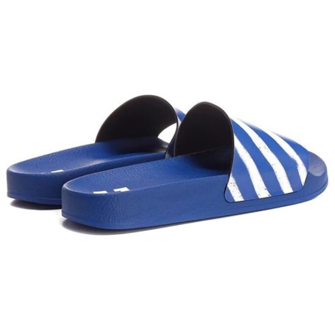 Diag Stripe tøfler blå/hvit