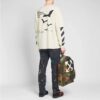 Diagonal Bats Double Sleeve for menn, hvit