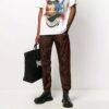 Diagonal broderier, joggebukse for menn