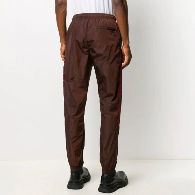 Diagonal broderier, joggebukse for menn