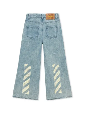 Diagonal Sketch Denim Bukser