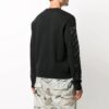 Diagonal striper Logo Pullover Herre Svart
