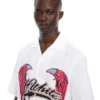 Double Eagle Poplin Bowling Skjorte