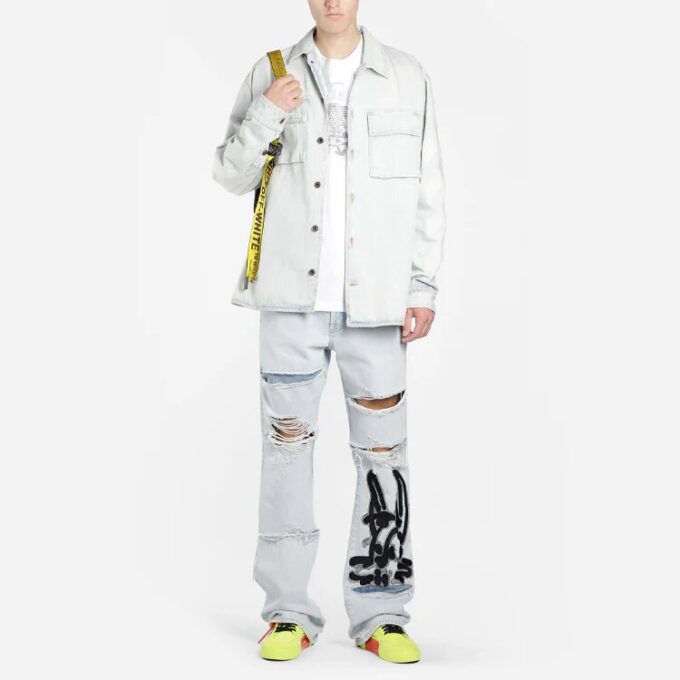 Dripping Arrows kort ermet slim Shorts