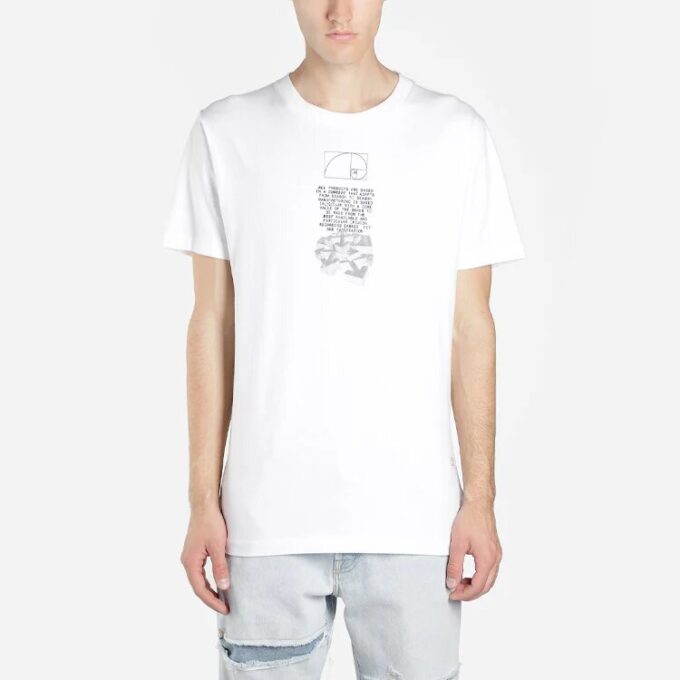 Dripping Arrows kort ermet slim Shorts