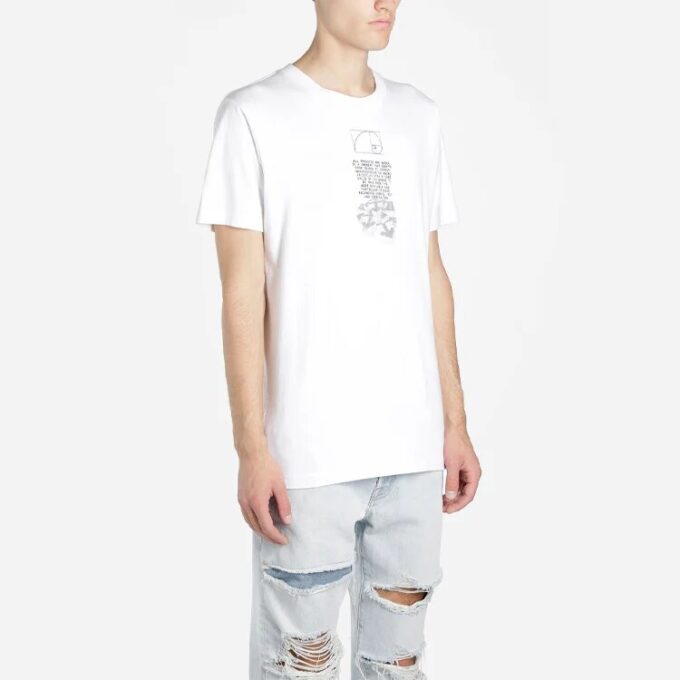 Dripping Arrows kort ermet slim Shorts