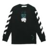 Dripping Arrows Logo Arrow Printing Langermet Svart