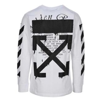 Dripping Arrows Logo-trykk Herre Hvit