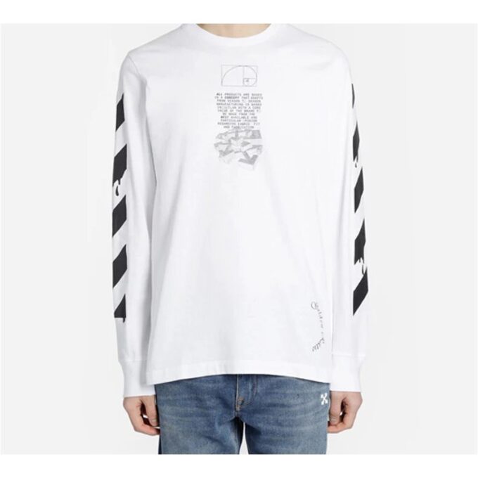 Dripping Arrows Logo-trykk Herre Hvit