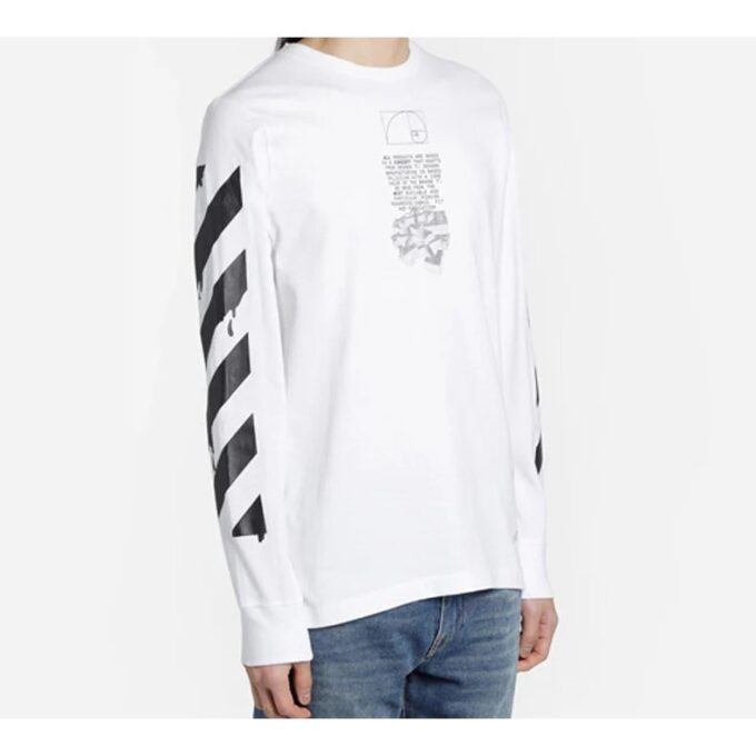 Dripping Arrows Logo-trykk Herre Hvit