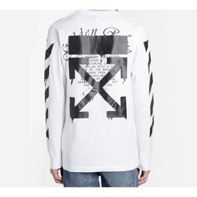 Dripping Arrows Logo-trykk Herre Hvit