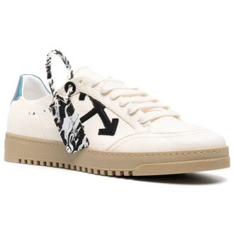 Dunk Low med sammenføyde snørebånd «White Blue Tan»