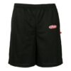 Elastisk linning med logotrykk, Shorts-versjon, svart