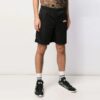 Elastisk linning med logotrykk, Shorts-versjon, svart