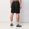 Elastisk linning med logotrykk, Shorts-versjon, svart