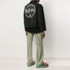 Enfarget designbukser, slim fit-versjon