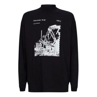 Factory Mock Neck T-skjorte «Svart»