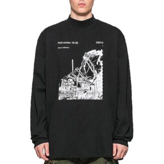 Factory Mock Neck T-skjorte «Svart»