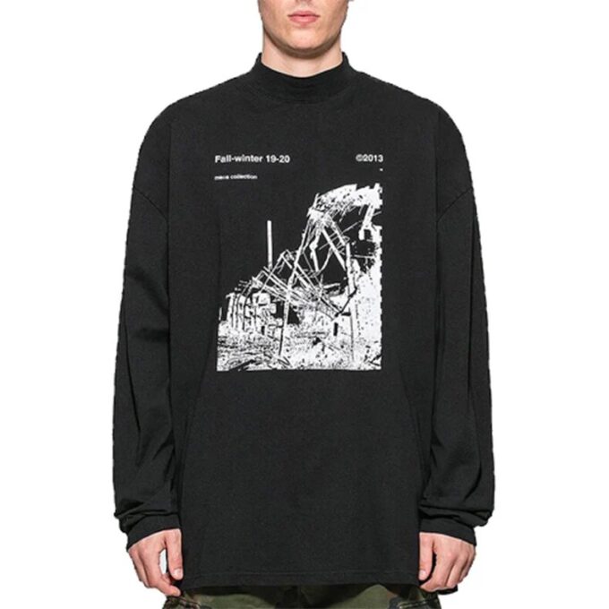 Factory Mock Neck T-skjorte «Svart»