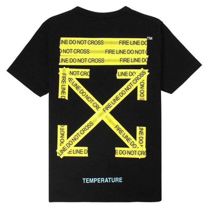 Firetape SS-T-skjorte «Black Yellow»