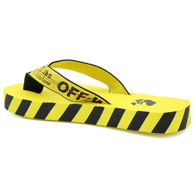 Flip Flops «Graphic Print – Yellow»