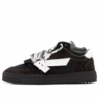 Floating Arrow Low-Top Sneakers «Black White»