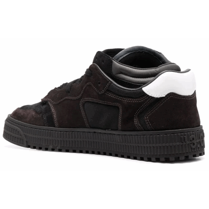 Floating Arrow Low-Top Sneakers «Black White»