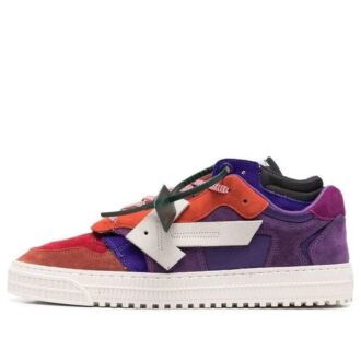 Floating Arrow Low-Top Sneakers &laquo;Lilla Oransje Hvit&raquo;