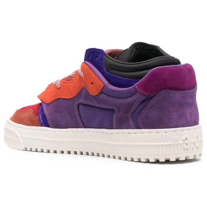 Floating Arrow Low-Top Sneakers &laquo;Lilla Oransje Hvit&raquo;