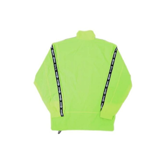 Fluo Yellow Track Sports Jacket Fluorescens