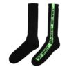 Fluorescerende Industrial Belt-sokker «Black Green»