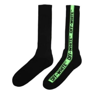 Fluorescerende Industrial Belt-sokker «Black Green»