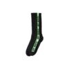 Fluorescerende Industrial Belt-sokker «Black Green»