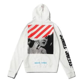 Fotokopi-hettegenser «Hvit»