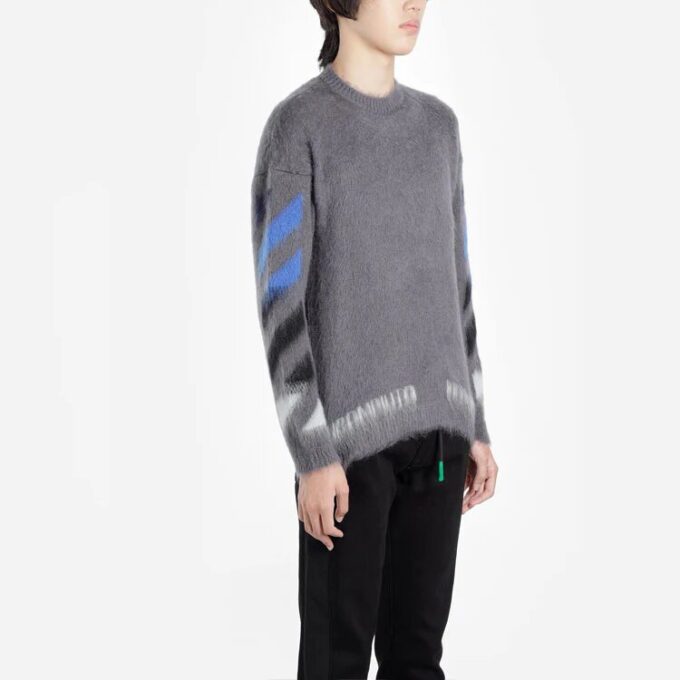 FW19 Arrow Mohair-genser for menn, grå