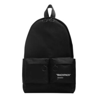FW19 Black Quote Ryggsekk Svart