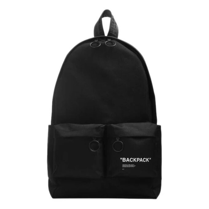 FW19 Black Quote Ryggsekk Svart