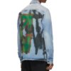 FW19 Doodle Denim-skjorte for menn, blå