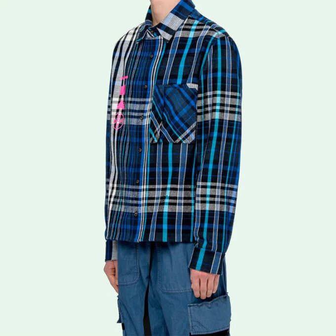 Fw19 Mariana De Silva rutete skjorte