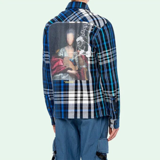 Fw19 Mariana De Silva rutete skjorte