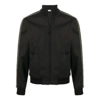 FW20 Applikert sportsjakke for menn, svart