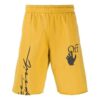 FW20 Arrows-shorts med piletrykk for menn, gul