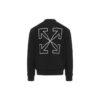 FW20 Baseballjakke med Arrows-trykk for menn, svart