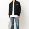 FW20 Baseballjakke med Arrows-trykk for menn, svart