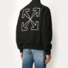 FW20 Baseballjakke med Arrows-trykk for menn, svart